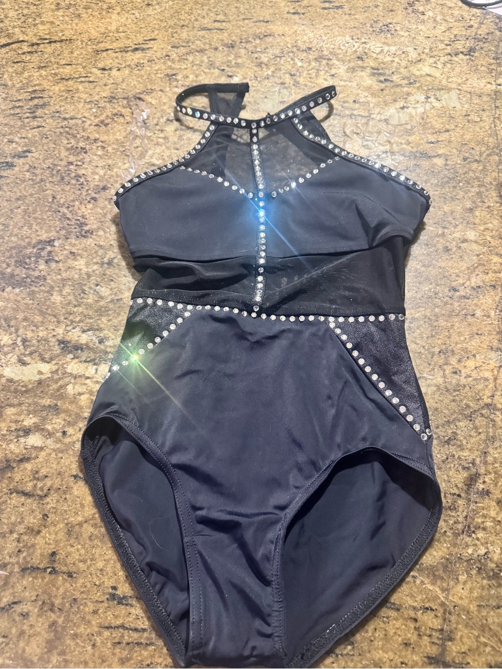 Swarovski Crystal embellished leotard
